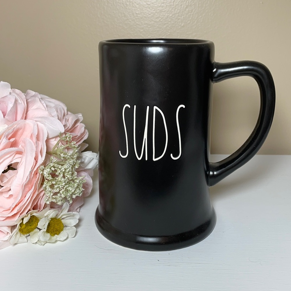 NWT Rae Dunn Black SUDS Mug